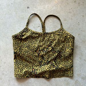 Beyond yoga crop top leopard soft mark tank